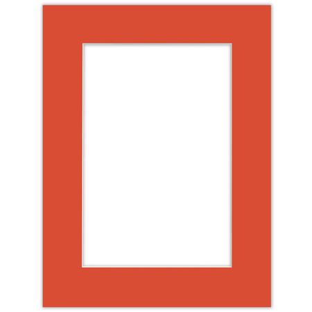 Passe partout 60x80 (40x60) CZERWONY - LIGHT RED - LUCA Q5702