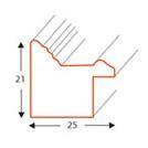 Ramka drewniana DRL Z 02 50x60 cm
