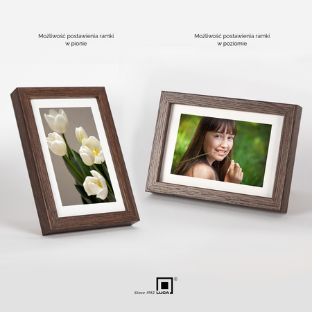 Pakiet 5 szt. brązowych ramek FDM 6 10x15 cm