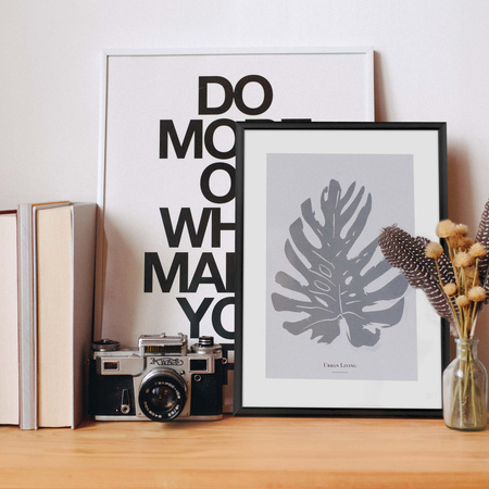 Ramka aluminiowa czarna QAL 60x80 cm