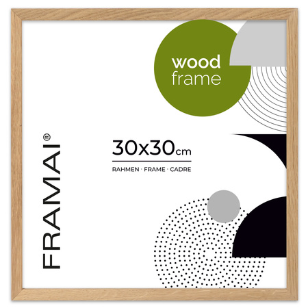 Ramka dębowa OAK 30x30 cm