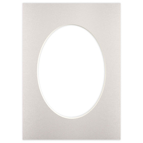 Passe partout 21x30 (15x21) OWAL SREBRNE SILVER - LUCA Q5902