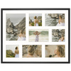 Foto Galeria 40x50 cm - ramka z passe partout na 7 zdjęć 10x10 cm 10x15 cm 15x21 cm kolor czarny
