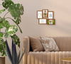 Multirama MULTI  BROWN 44 ramka na 4 zdjęcia