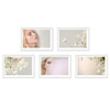 Zestaw białych ramek na 5 zdjęć PINIA 1 GF0014