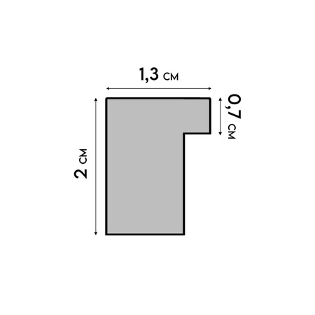 Ramka czarna FDM 2 50x70 cm