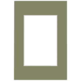 Passe partout 30x45 (20x30) ZIELONE EVERGREEN - LUCA Q5504