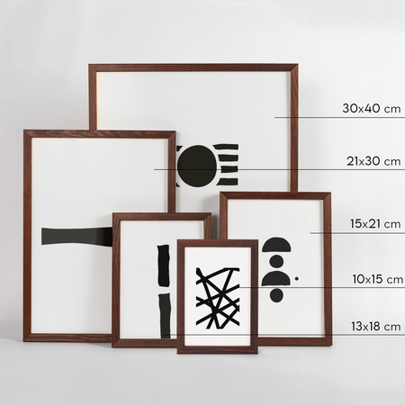 Ramka drewniana PINIA 3 15x21 cm