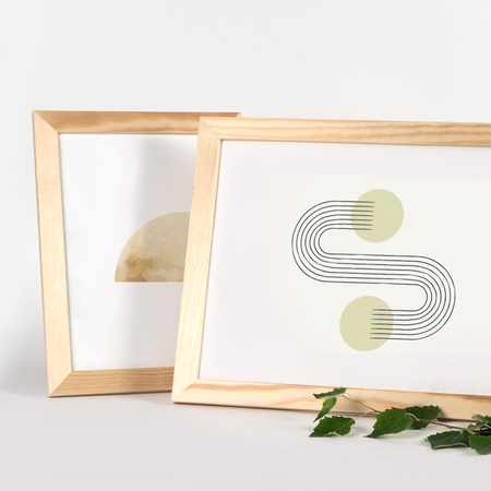 Pakiet ramek z drewna 5szt. RAW 21x29,7 cm