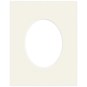 Passe partout 40x50 (24x30) OWAL BEŻOWE OYSTER - LUCA Q5210
