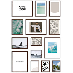 Zestaw brązowych ramek na 14 zdjęć HIT 4 GF0001