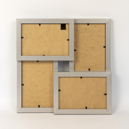 Multirama MULTI HEN srebrna ramka na 4 zdjęcia