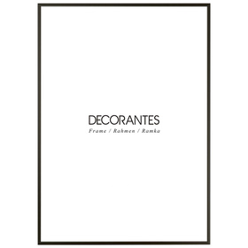 Ramka aluminiowa czarna QAL 50x70 cm