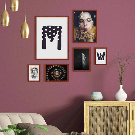 Zestaw naturalnych ramek na 6 zdjęć PRESTO 5 GF0010