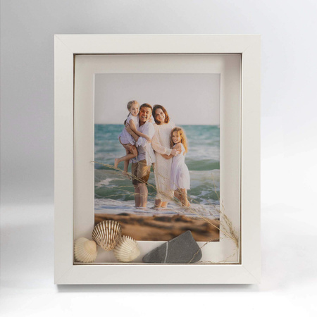 Ramka przestrzenna EXPO 3D MAX Biała 25x25 cm (15,5x15,5cm)