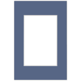 Passe partout 30X45 (20X30)  NIEBIESKIE BLUE - LUCA Q5402