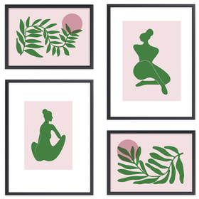 Zestaw czarnych ramek na 4 zdjęć HIT 02 GF0003