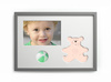 Ramka na zdjęcia do pokoju dziecięcego szare. Ramka z passe partout o rozmiarze 21x30 cm