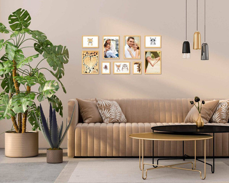 Zestaw naturanych ramek na 9 zdjęć PRESTO 0 GF0004