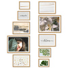 Zestaw naturanych ramek na 10 zdjęć PINIA 00 GF0039
