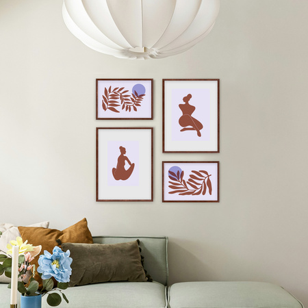 Zestaw brązowych ramek na 4 zdjęć HIT 4 GF0003