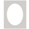 Passe partout 40x50 (30x40) OWAL SZARY - STONE - LUCA Q5304