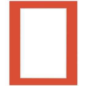 Passe partout 28x35 (20x30) CZERWONY - LIGHT RED - LUCA Q5702