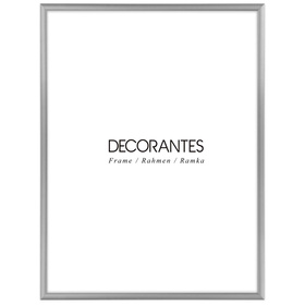 Ramka aluminiowa srebrna z PLEXI QAL 29,7x42 cm