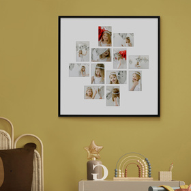 Foto Galeria Black 70x70 na 12 zdjęć