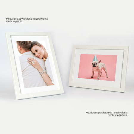 Pakiet 5 szt. białych ramek HEN 1 21x29,7 cm