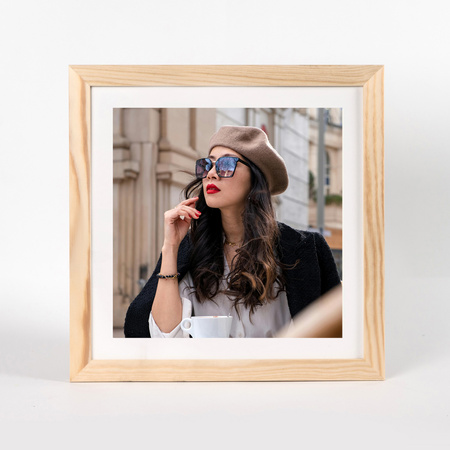 Ramka z drewna surowego RAW 20x20 cm