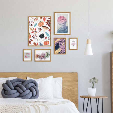 Zestaw brązowych ramek na 6 zdjęć PRESTO 3 GF0010