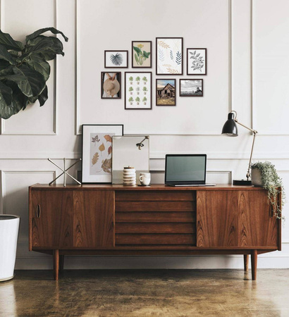 Zestaw brązowych ramek na 8 zdjęć PINIA 4 GF0007