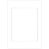 Passe partout 50x70 (40x50) - BIAŁY SUPER WHITE LUCA Q5101