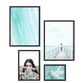 Zestaw czarnych ramek na 4 zdjęć HIT 02 GF0008