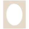 Passe partout 24x30 (18x24) OWAL BEŻOWE CRAFT - LUCA Q5208
