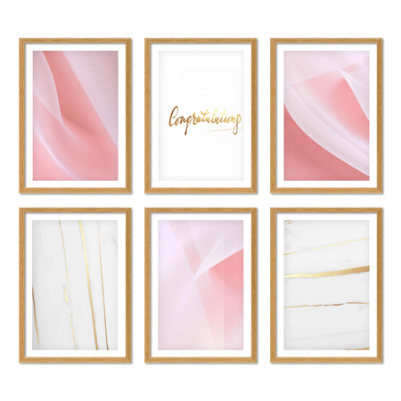 Zestaw naturanych ramek na 6 zdjęć PINIA 00 GF0020