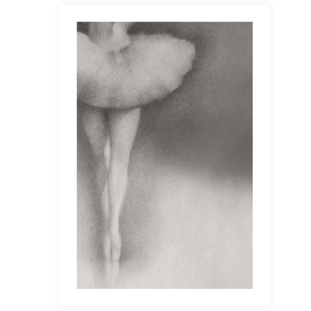 Zestaw plakatów by Anetta Piechowska-Subtle Dance at Dawn w srebrnych ramkach z litego drewna