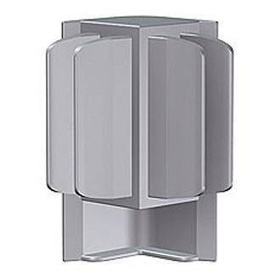 Narożnik do szyny Click Rail w kolorze szarym