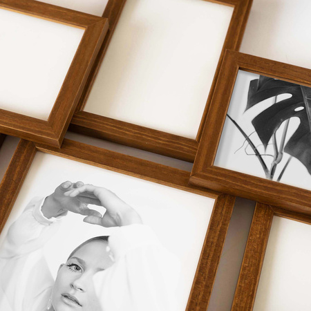 Multirama MULTI BROWN 81 ramka na 8 zdjęć