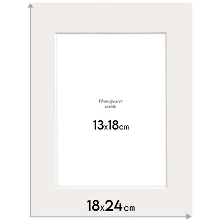 Passe partout 18x24 (13x18) BEŻOWE VANILLA - LUCA Q5204