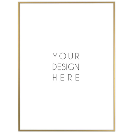 Ramka aluminiowa złota ROYALL 60x80 cm
