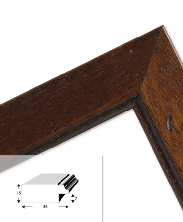 Ramka drewniana DRZK 4 50x60 cm