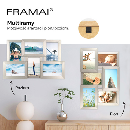 Multirama na 6 zdjęć MULTI HEN S ramka na zdjęcia
