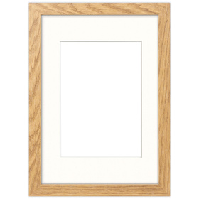 Ramka naturalna HEN PASS 2 z passe-partout – rozmiar 21x30 cm (okienko 15x21 cm)