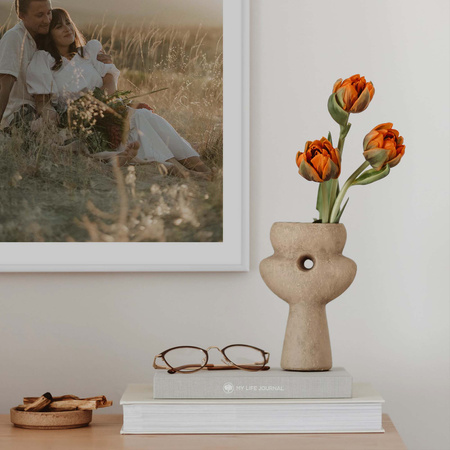 Ramka aluminiowa biała QAL 24x30 cm