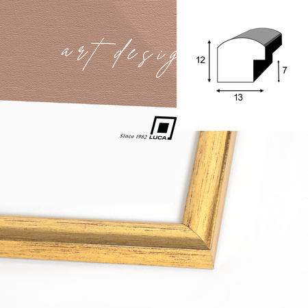 Zestaw złotych ramek na 4 zdjęć HIT 1 Z GF0003