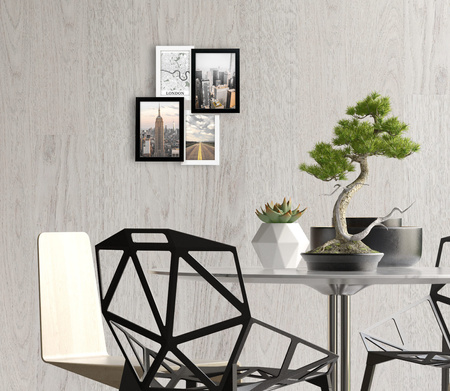 Multirama MULTI BLACK AND WHITE 42 ramka na 4 zdjęcia