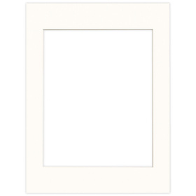 Passe partout 30x40 (24x30) BIAŁY CHALK LUCA Q5103