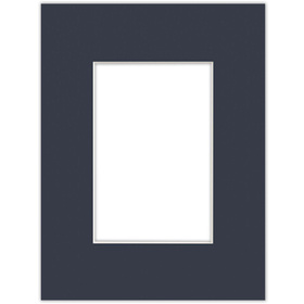 Passe partout  18x24 (10x15) GRANATOWE NAVY - LUCA Q5403